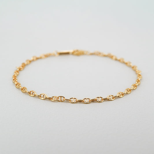 アンカーチェーン ブレスレット(Gold)