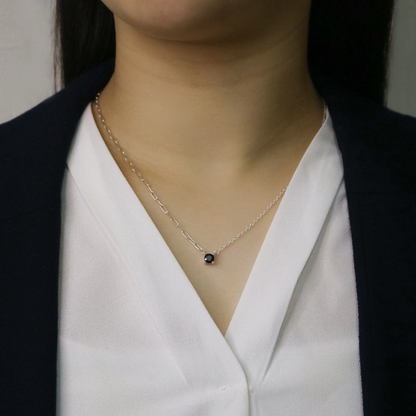 【ペア】キュービックジルコニア ネックレス