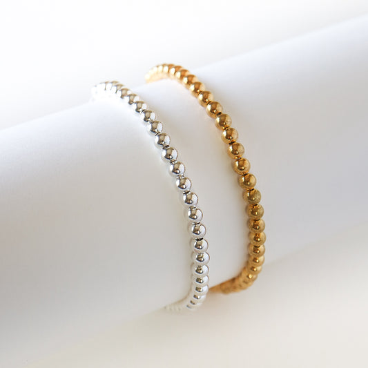 【ペア】ボールチェーン ブレスレット