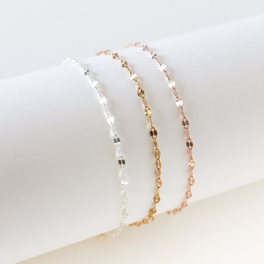 【ペア】スキンチェーン ブレスレット