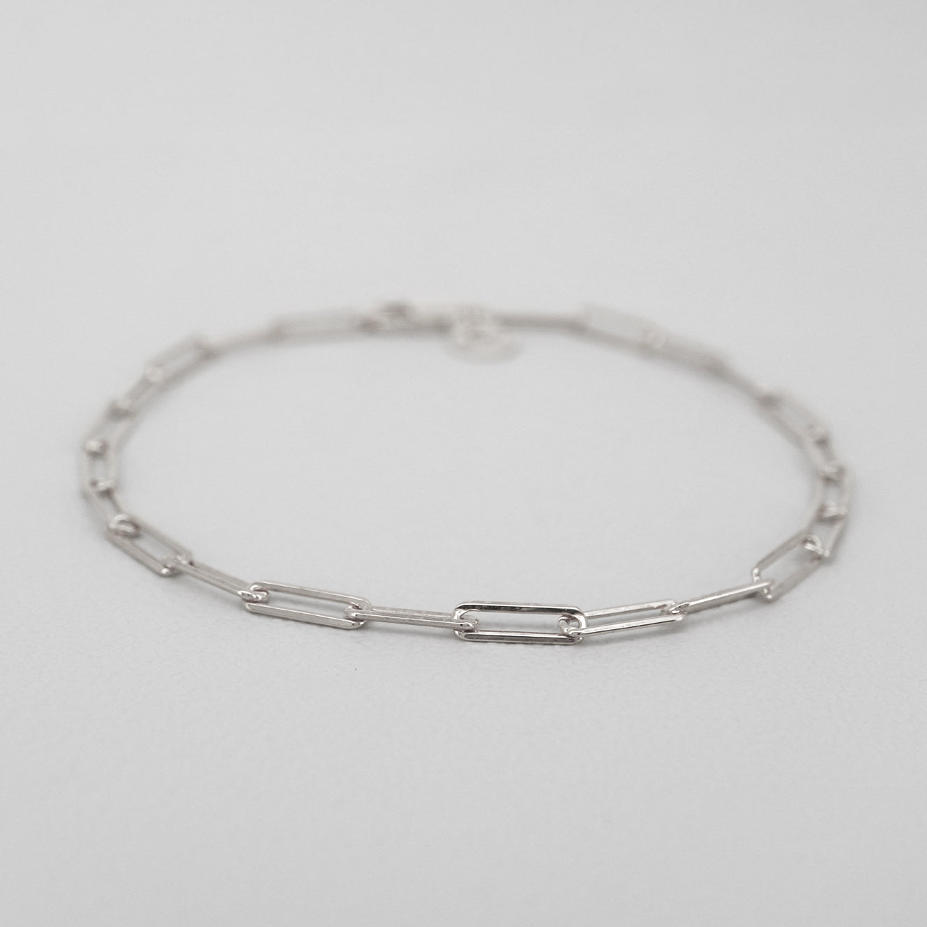 ペーパークリップチェーン ブレスレット（Silver）