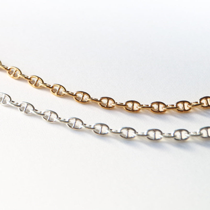 【ペア】アンカーチェーン ネックレス