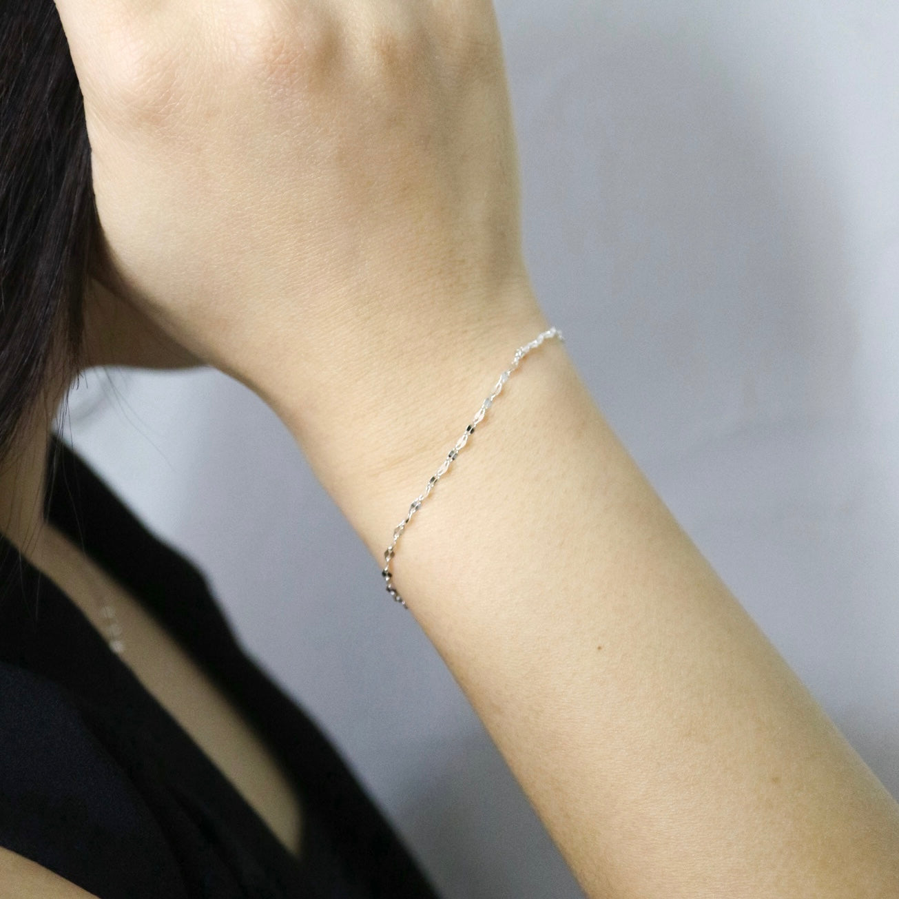 スキンチェーン ブレスレット（Rose Gold）