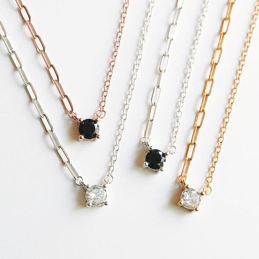 【ペア】キュービックジルコニア ネックレス